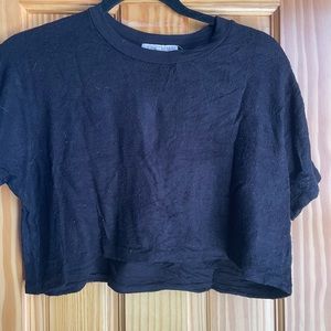 Joah brown crop tee